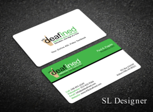 Diseño de Tarjeta de Presentación por SL Designer para ASLdeafined.com | Diseño: #15763072