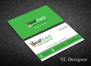 Diseño de Tarjeta de Presentación por SL Designer para ASLdeafined.com | Diseño: #15763214