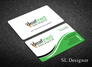 Diseño de Tarjeta de Presentación por SL Designer para ASLdeafined.com | Diseño: #15767068