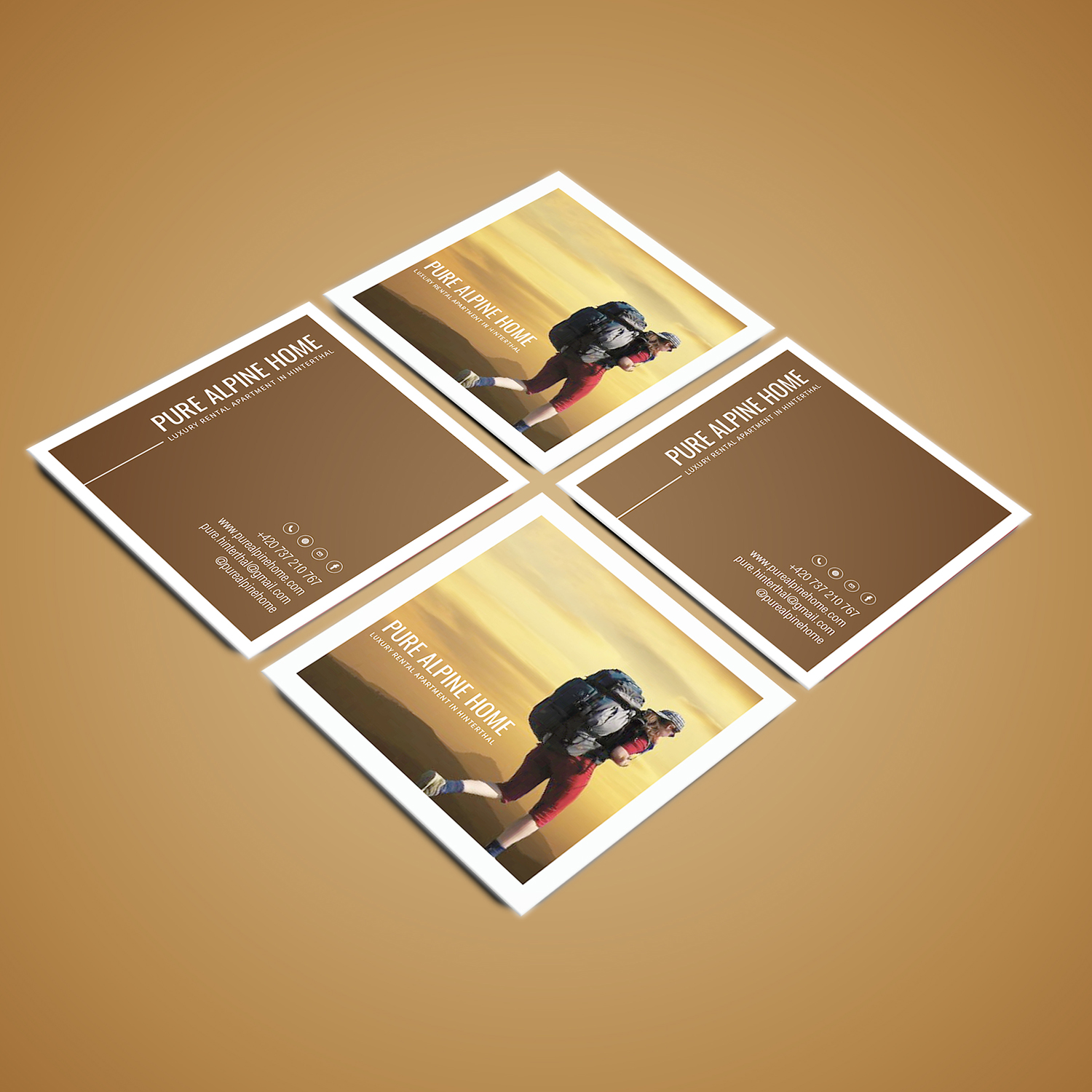 Business Card Design by Ni Oeuvre for LinkAmerika II., s.r.o. | Design #15797866