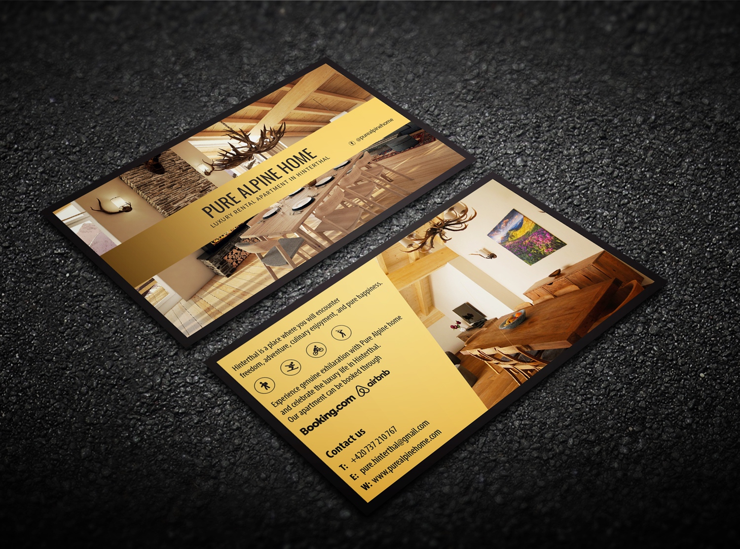 Business Card Design by Ni Oeuvre for LinkAmerika II., s.r.o. | Design #15833252