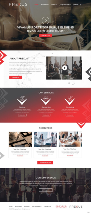 Wordpress Design by pb for Prexus Global Pty Ltd | Design: #15799099