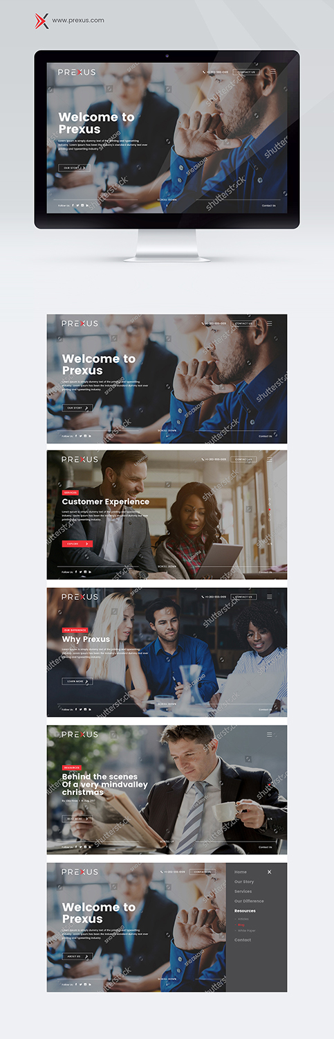 WordPress-Design von Ved Web Services für Prexus Global Pty Ltd | Design #15821816