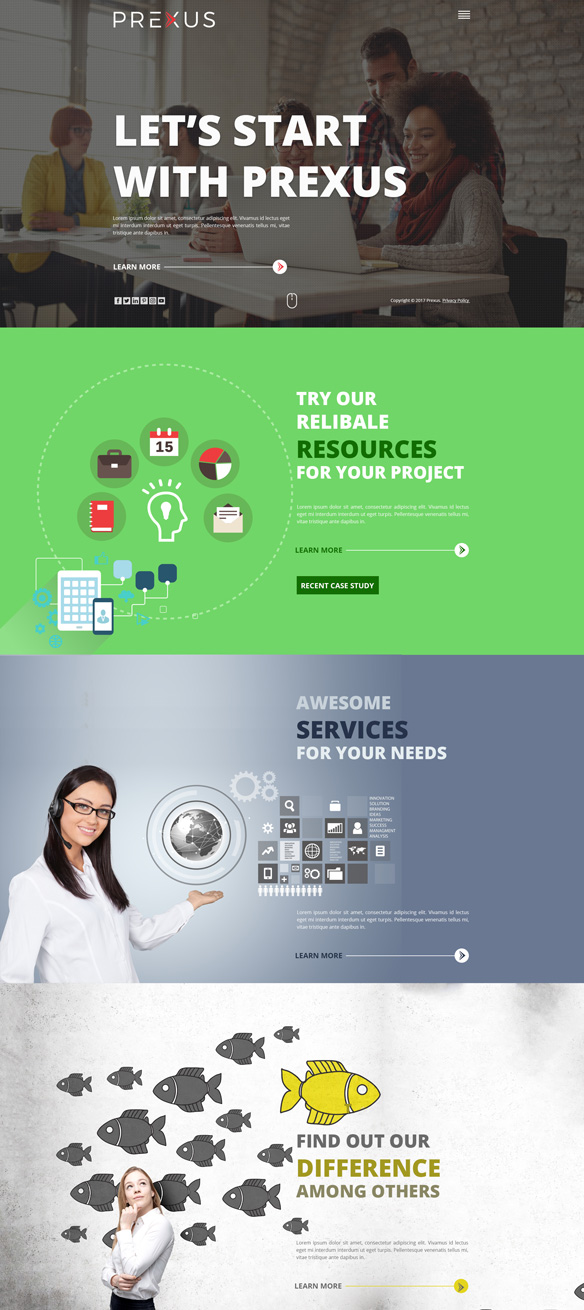 WordPress-Design von CharaFathimalil für Prexus Global Pty Ltd | Design #15901831