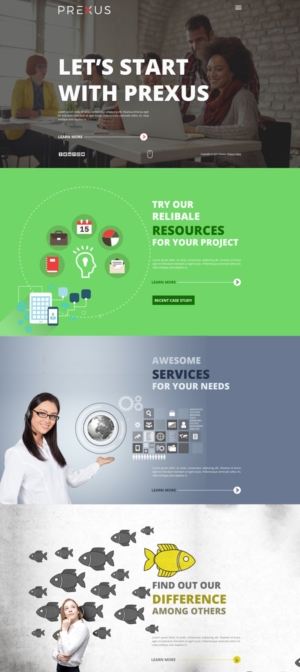 Design Wordpress par CharaFathimalil pour Prexus Global Pty Ltd | Design #15901831