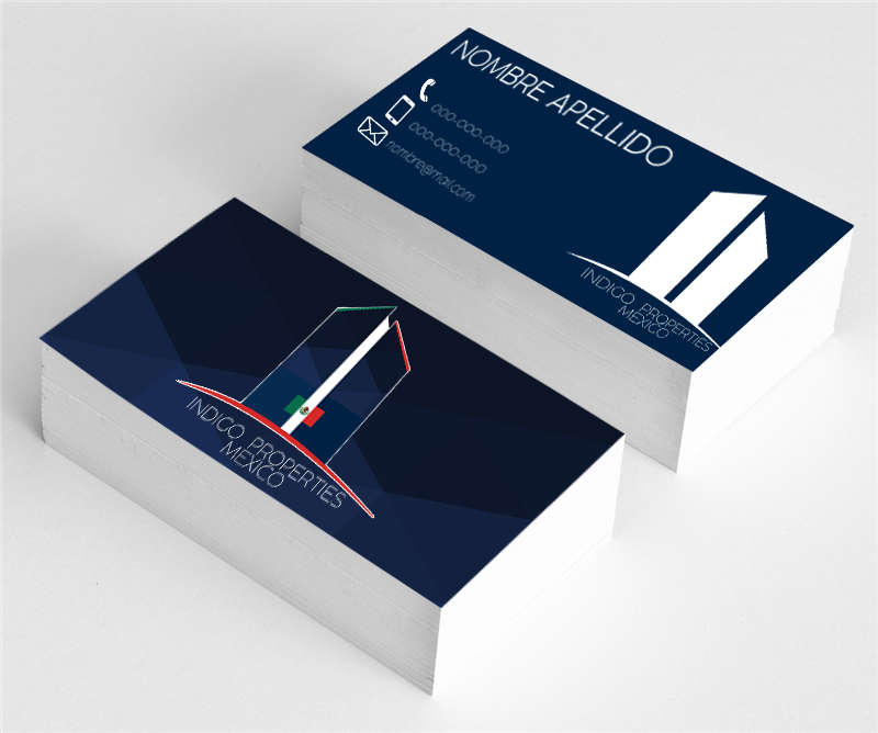 Logo and Business Card Design by superdany3000 for Indigo Properties Mexico  | Design #15872223