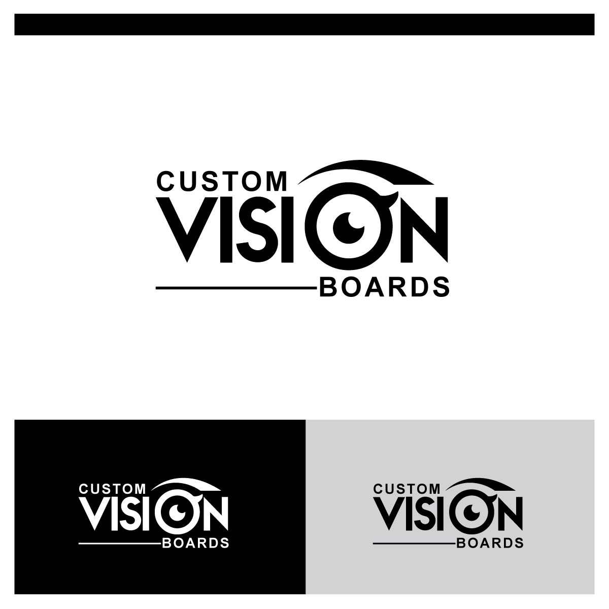 Diseño de Logo por e-graphics para Custom Vision Boards | Diseño #15779879