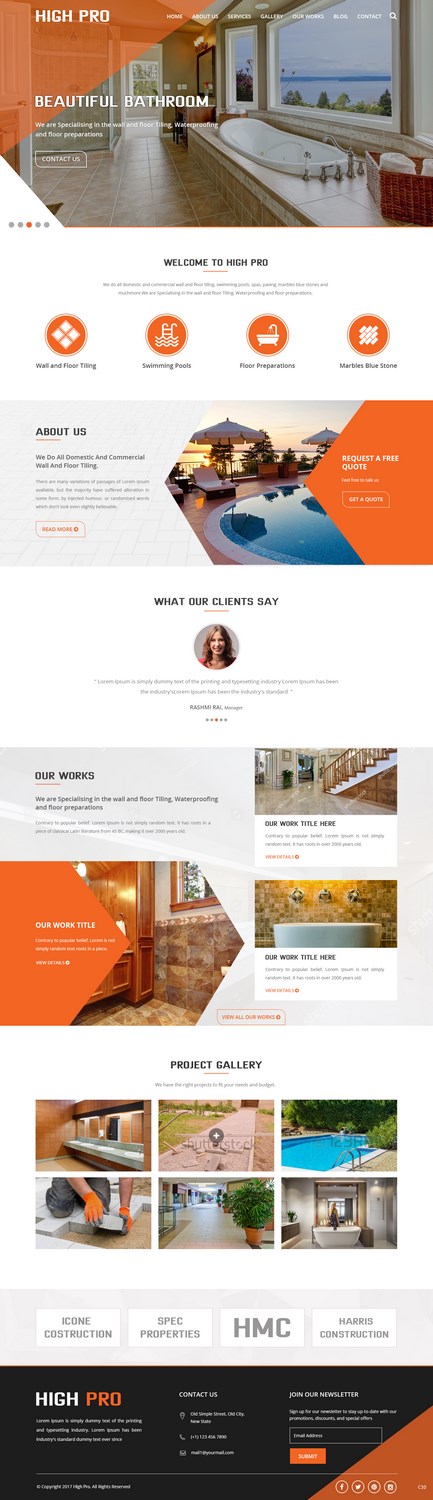 Web Design by pb for HIGH PRO Group | Design #15866801