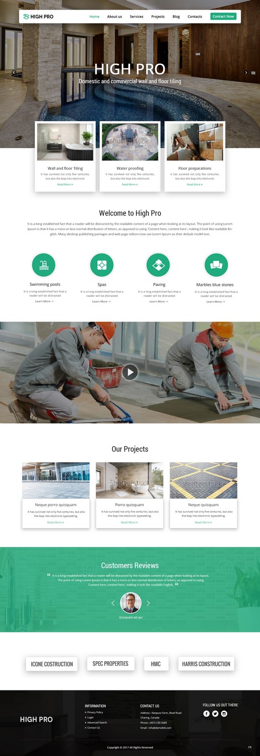 Web Design by pb for HIGH PRO Group | Design #15866807