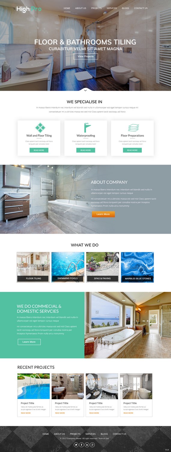 Web Design par pb pour HIGH PRO Group | Design #15866808