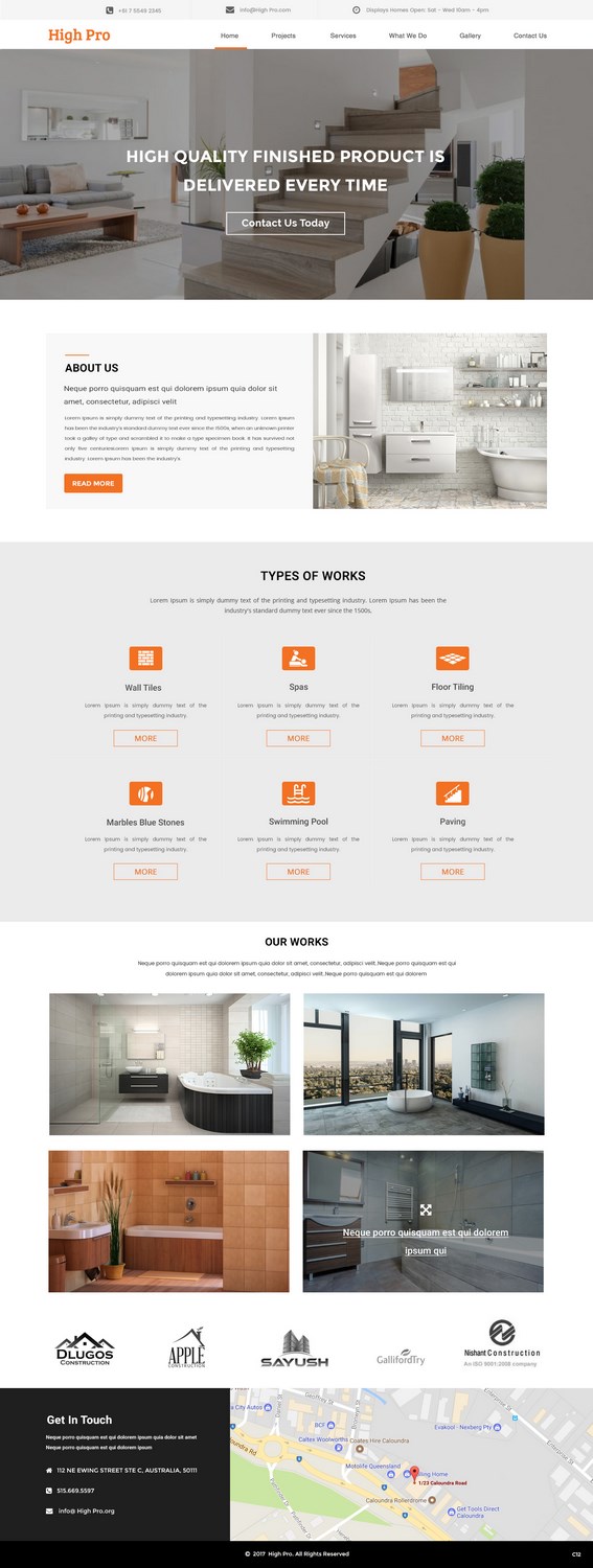 Web Design by pb for HIGH PRO Group | Design #15866834