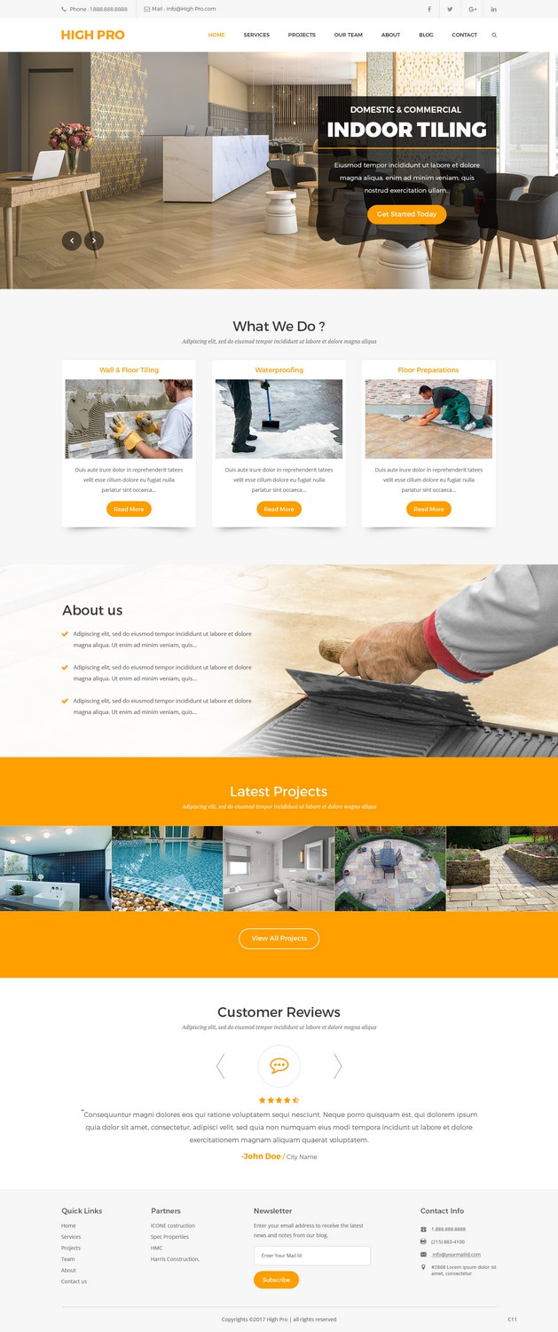 Web Design by pb for HIGH PRO Group | Design #15866840