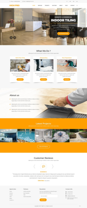 Web Design by pb for HIGH PRO Group | Design: #15866840
