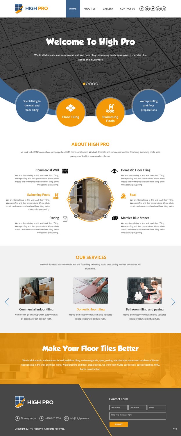 Diseño Web por pb para HIGH PRO Group | Diseño #15873779