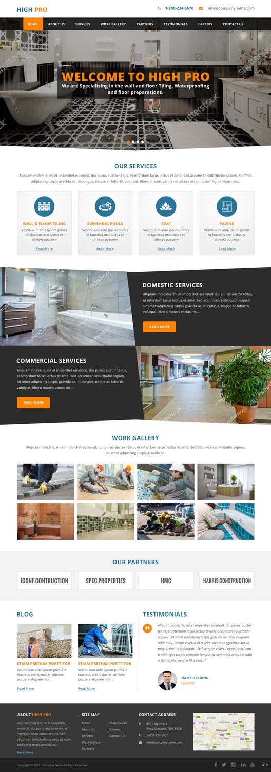 Web Design par pb pour HIGH PRO Group | Design #15873781