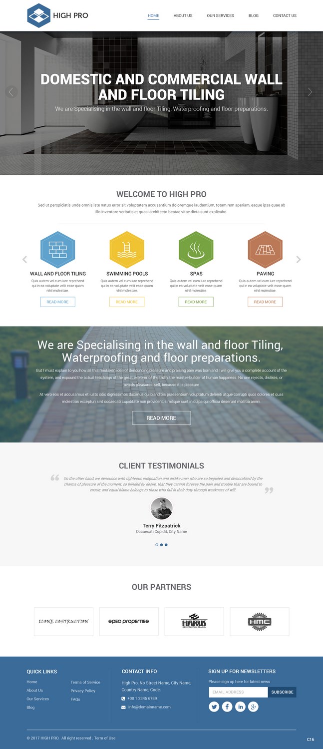 Web Design by pb for HIGH PRO Group | Design #15873782