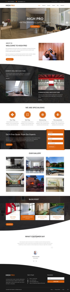Web Design by pb for HIGH PRO Group | Design: #15873788