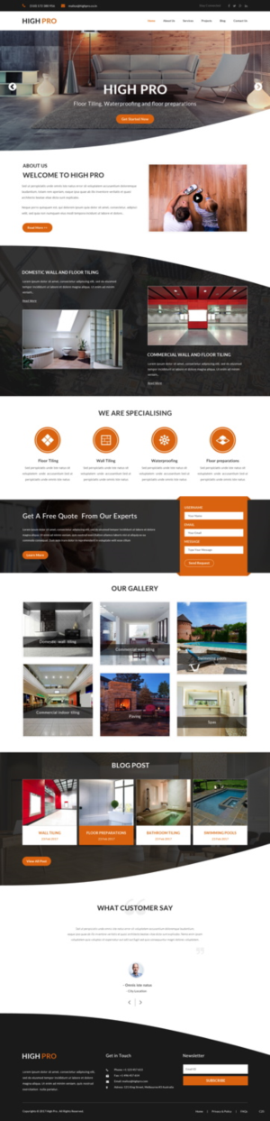 Web Design by pb for HIGH PRO Group | Design: #15873789
