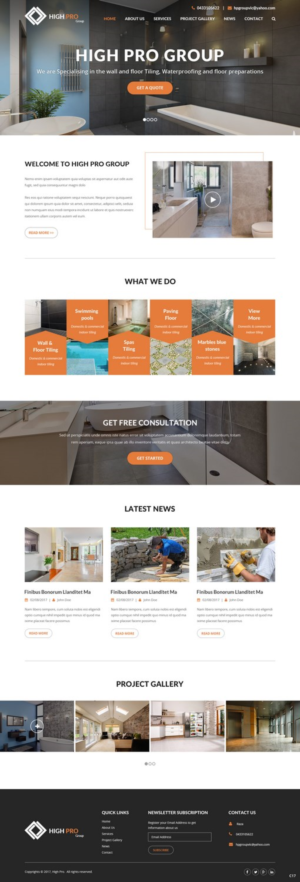 Web Design by pb for HIGH PRO Group | Design: #15912419