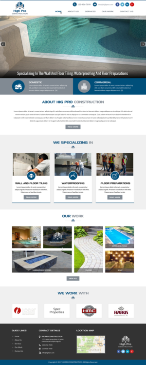 Web Design by Creative Design for HIGH PRO Group | Design: #15983956