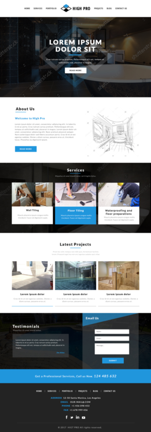 Web Design by mykultsya.myroslava for HIGH PRO Group | Design #15923233