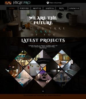 Web Design by Awais.es32 for HIGH PRO Group | Design #15907982