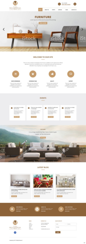 Web Design by pb for The Millennial Group | Design: #15778110