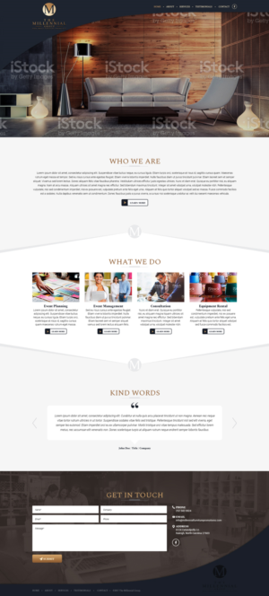 Web Design by MIND for The Millennial Group | Design: #15816595