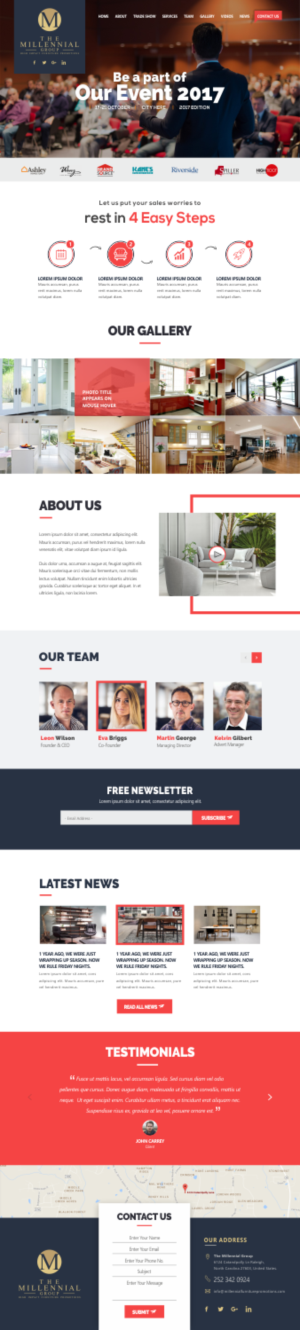 Web-Design von CreativeIyke für The Millennial Group | Design: #15781944