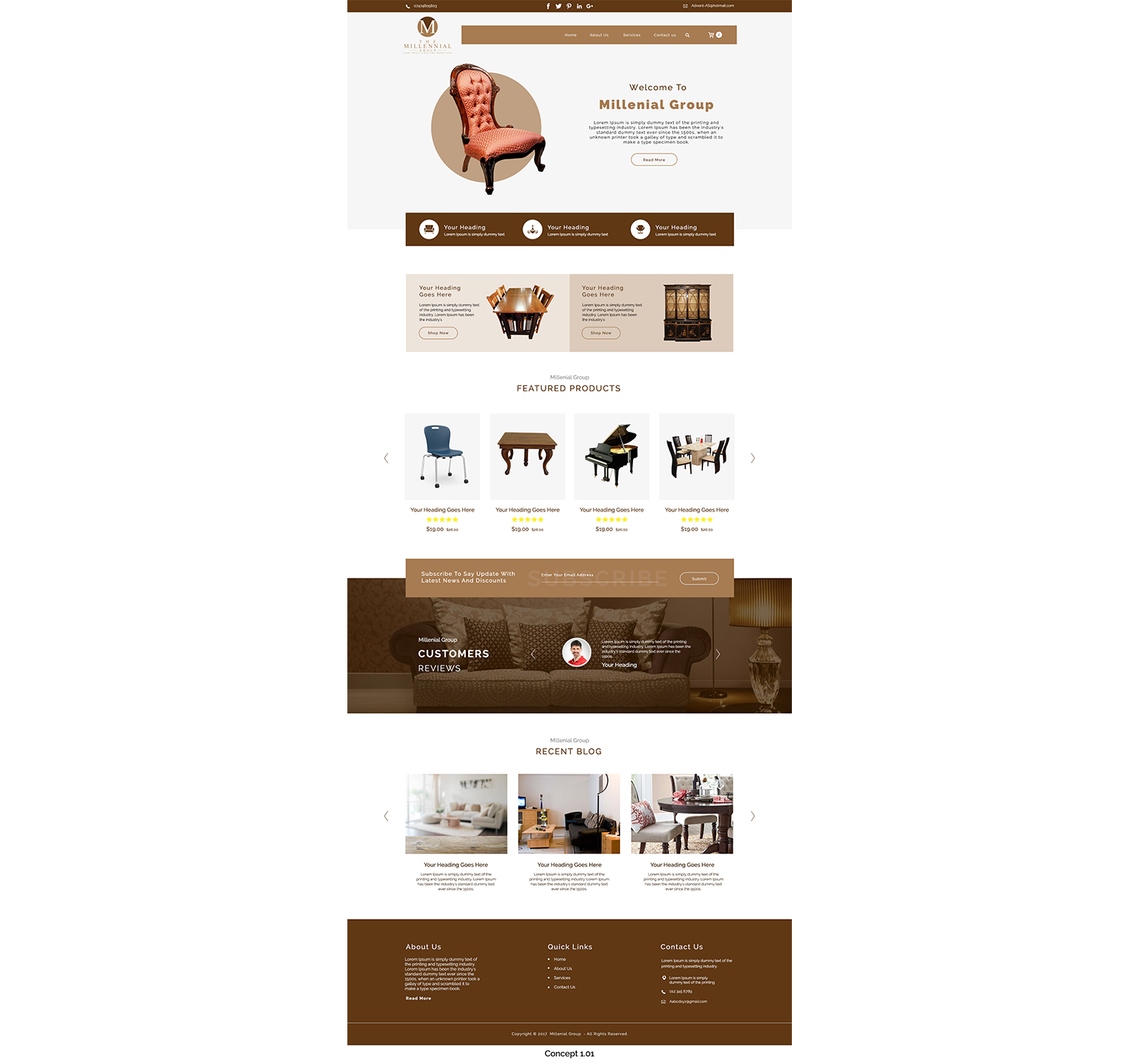 Web Design par 5SD solutions pour The Millennial Group | Design #15813701