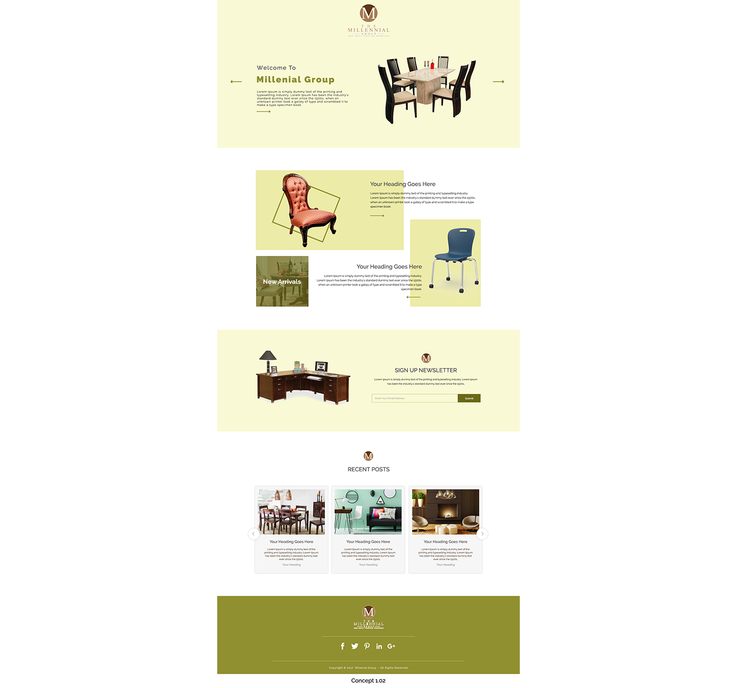 Web-Design von 5SD solutions für The Millennial Group | Design #15813702