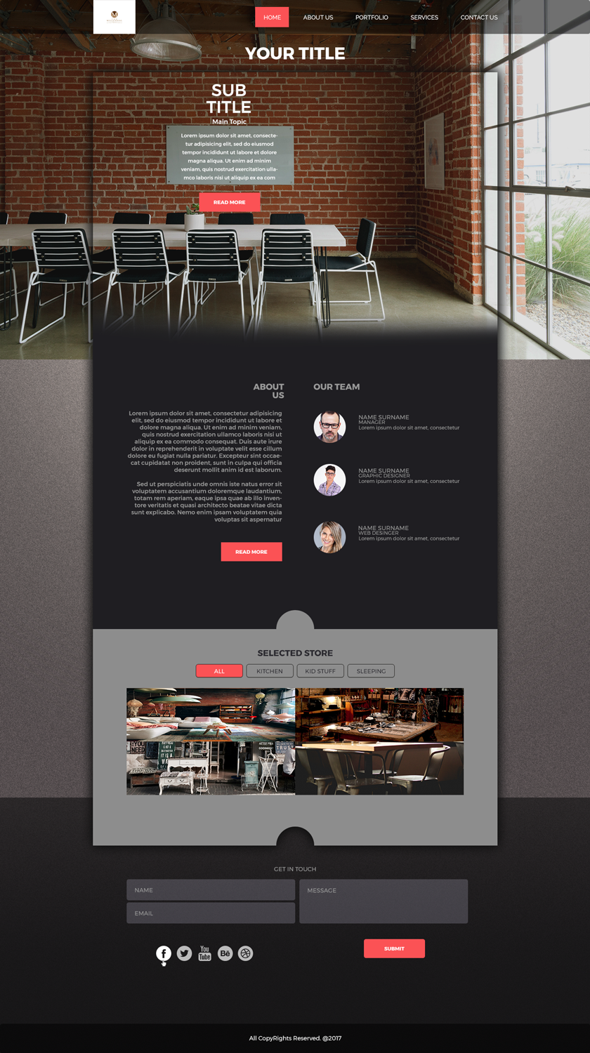 Web Design by Ahmed Berbar for The Millennial Group | Design #15759715
