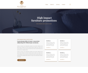 Web Design by Tazmani for The Millennial Group | Design #15760595