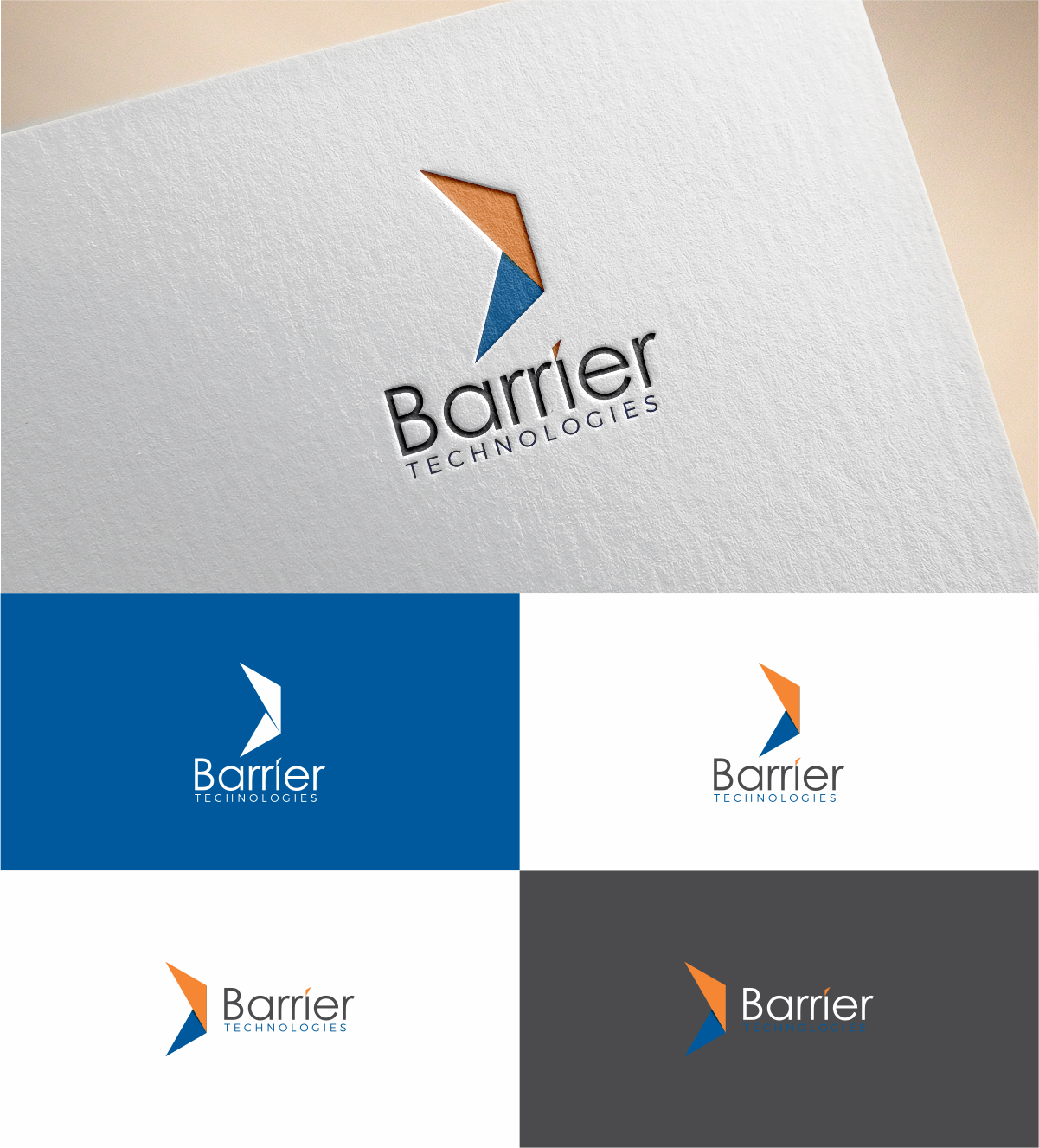 Logo Design by MKR for Barrier Technologies | Design #15771753