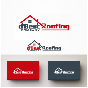  can't deside between two company names - looking for examples that will show well   1st. is d'Best Roofing Company.   2nd. is Fulcrum Quality Roofing | Logo Design by south door