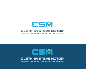 CLEAN MOTOR - OR CM- OR CSM + The Power Of Hydrogen | Logo Design by Atec