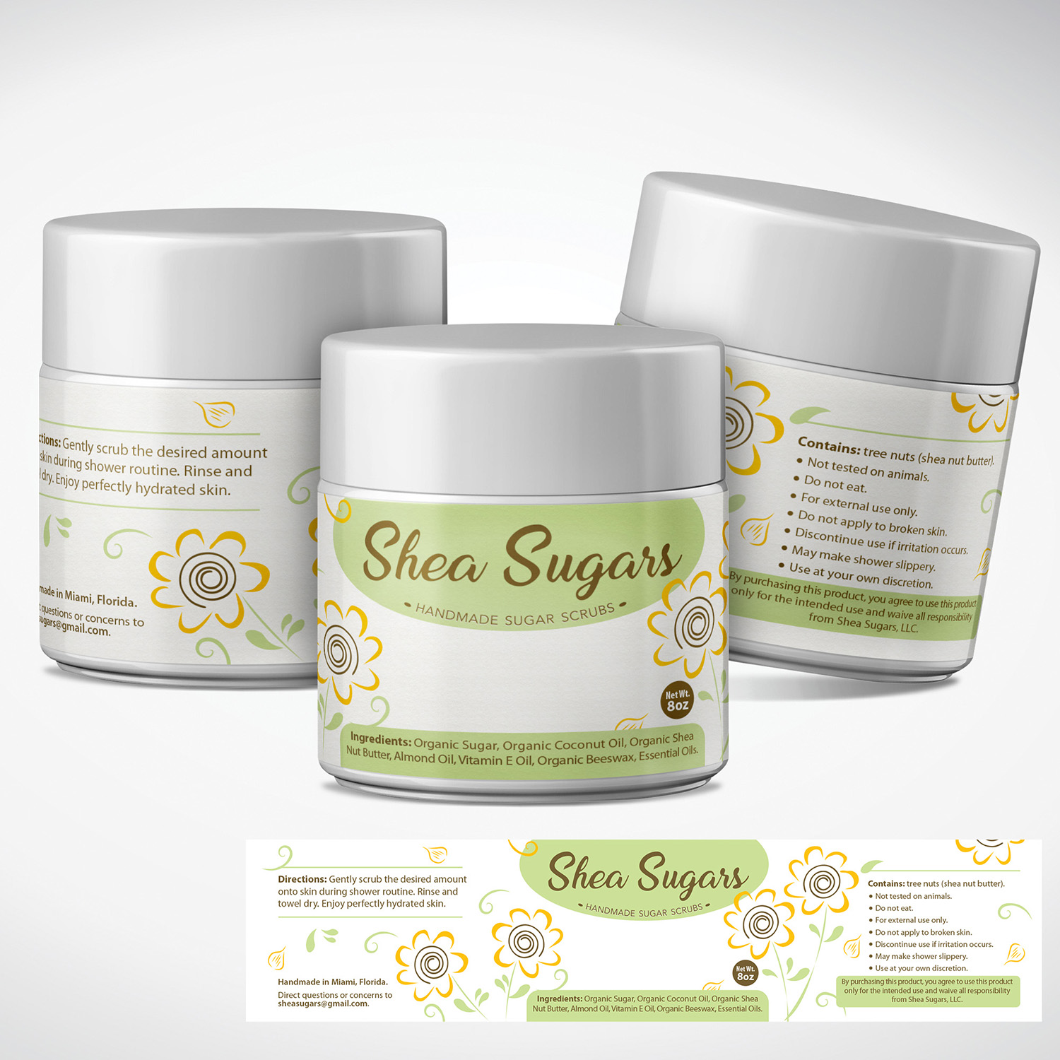 Diseño de Etiqueta por tuan1968 para Shea Sugars | Diseño #15773697