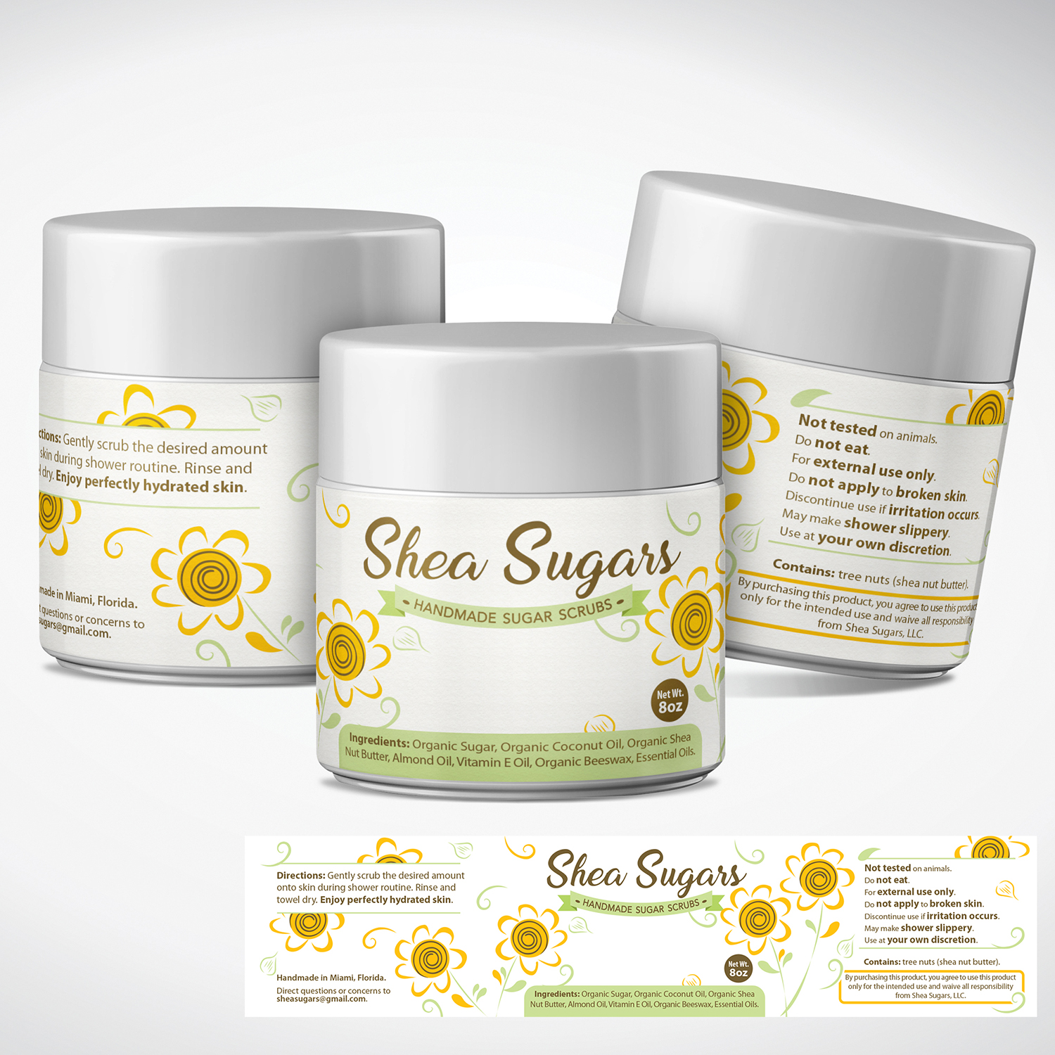 Etikett-Design von tuan1968 für Shea Sugars | Design #15799932