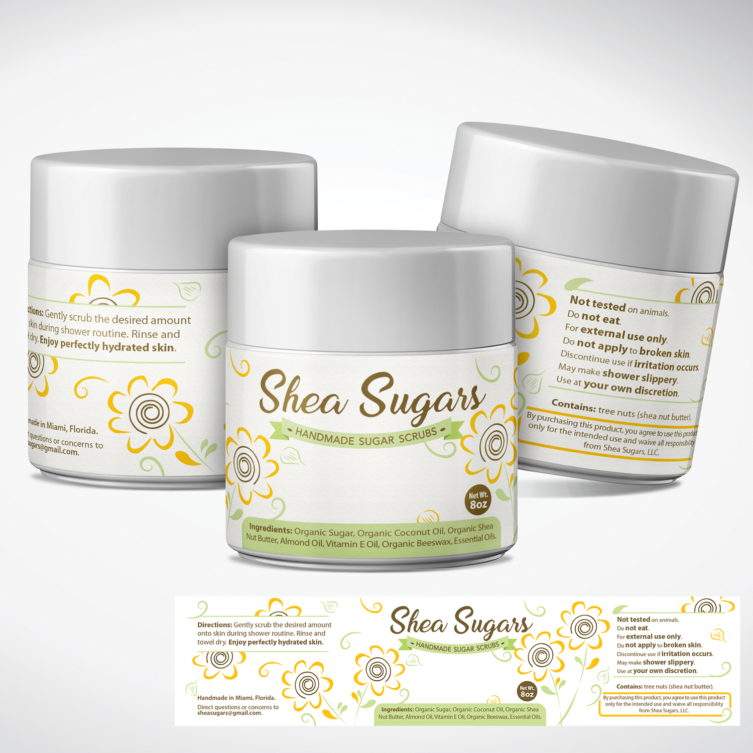 Etikett-Design von tuan1968 für Shea Sugars | Design #15799934