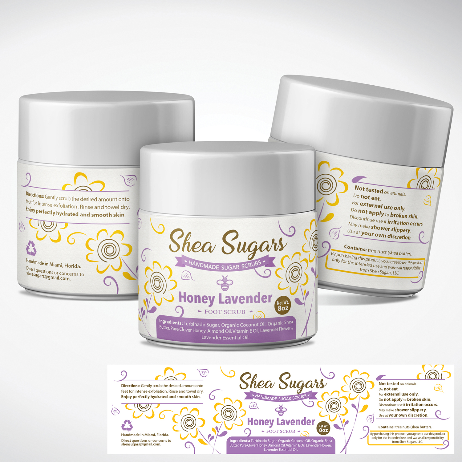 Etikett-Design von tuan1968 für Shea Sugars | Design #16790910