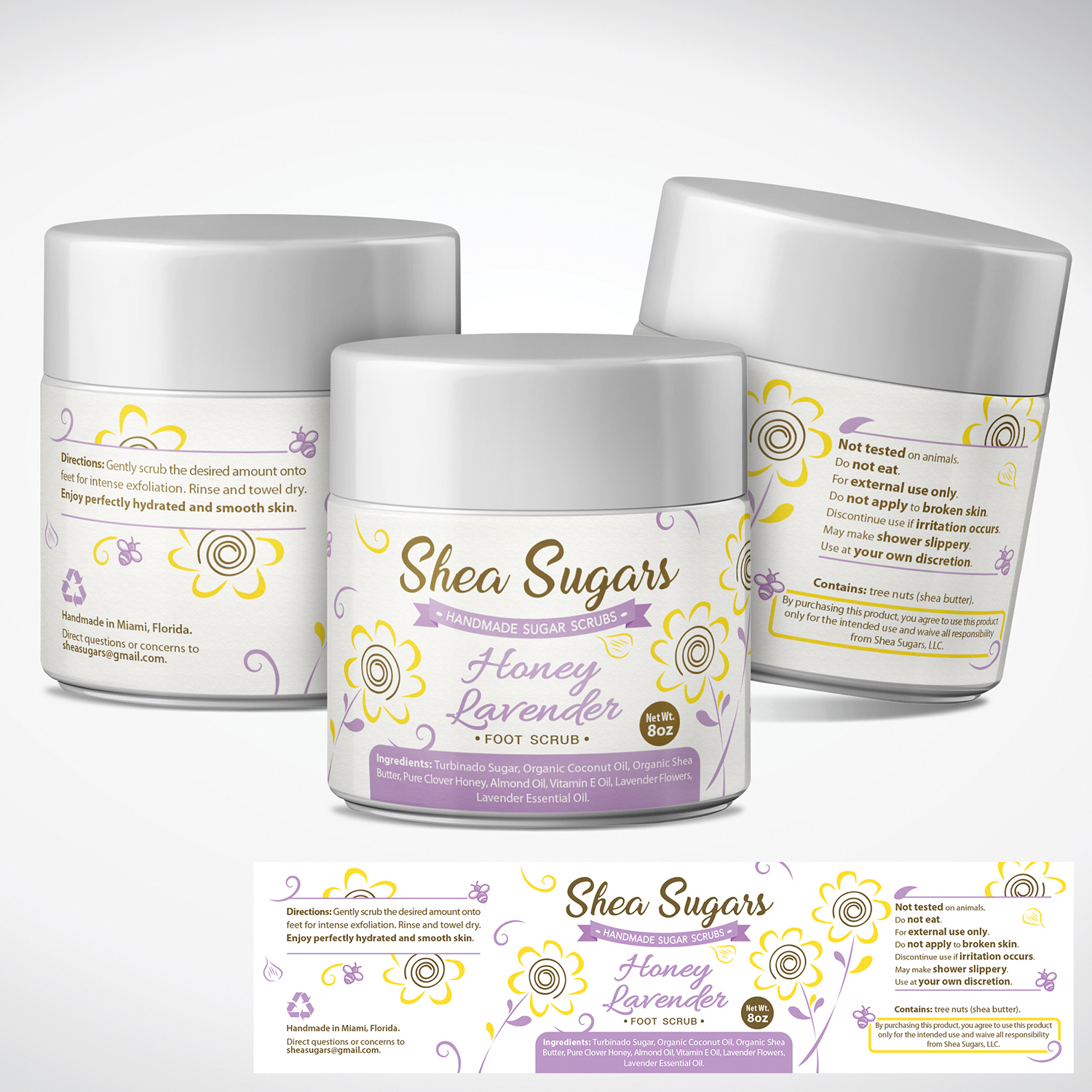 Diseño de Etiqueta por tuan1968 para Shea Sugars | Diseño #16809466