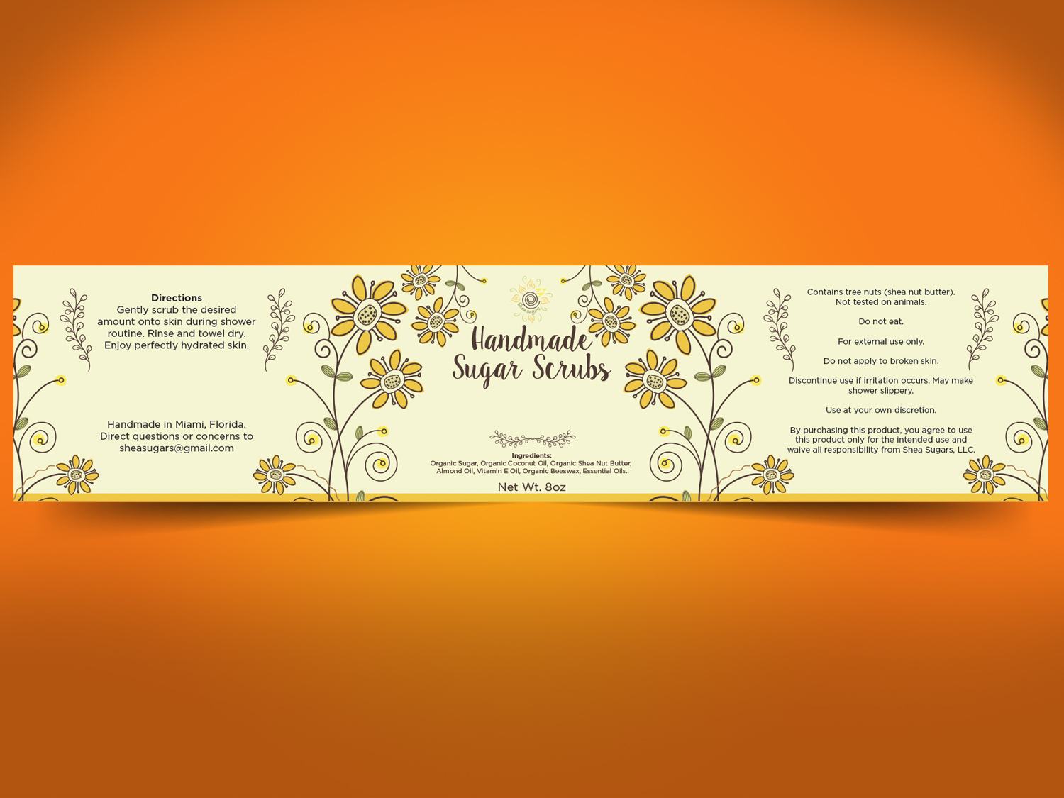 Label Design by Priyo Subarkah for Shea Sugars | Design #15782112