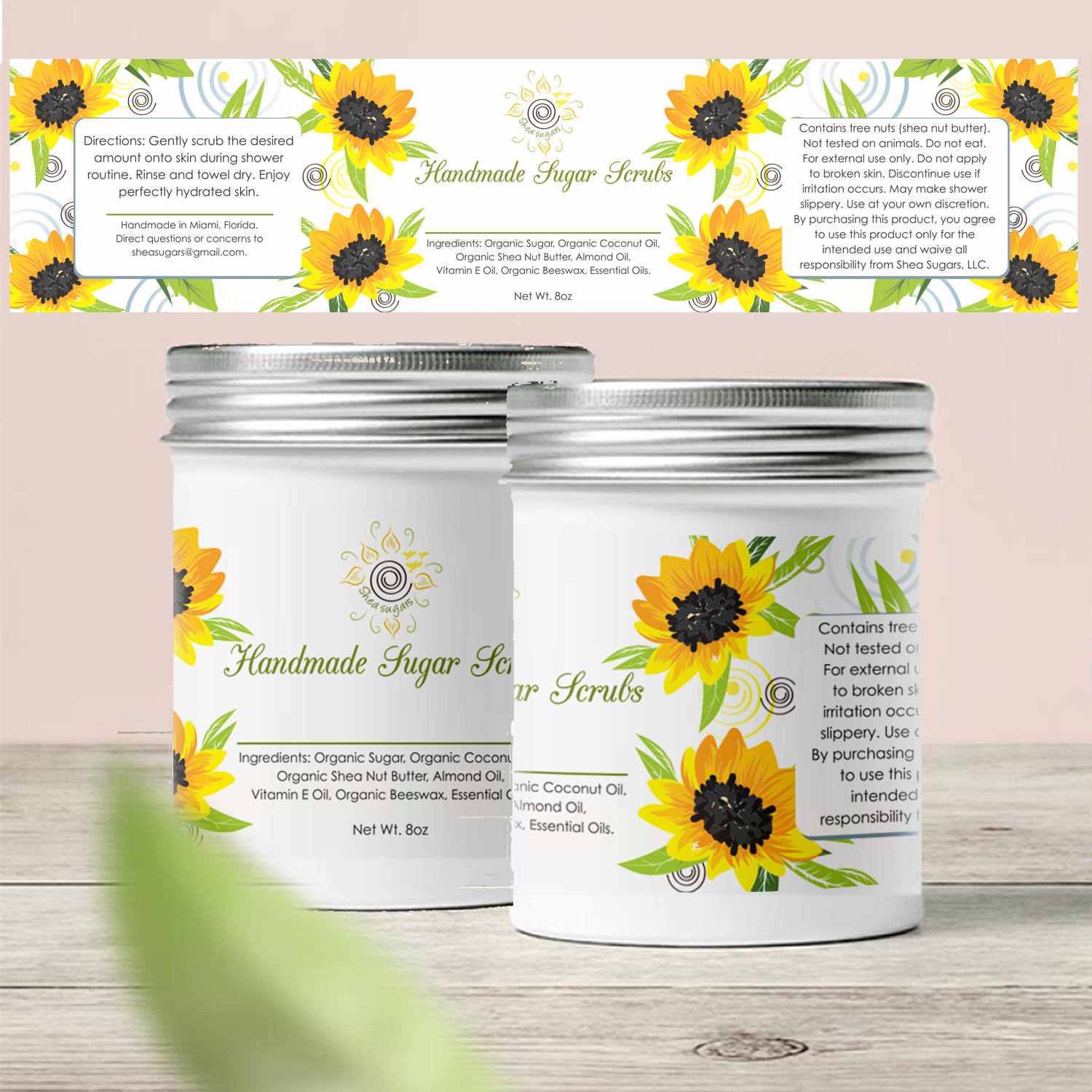 Etikett-Design von Polina_pro für Shea Sugars | Design #15783918
