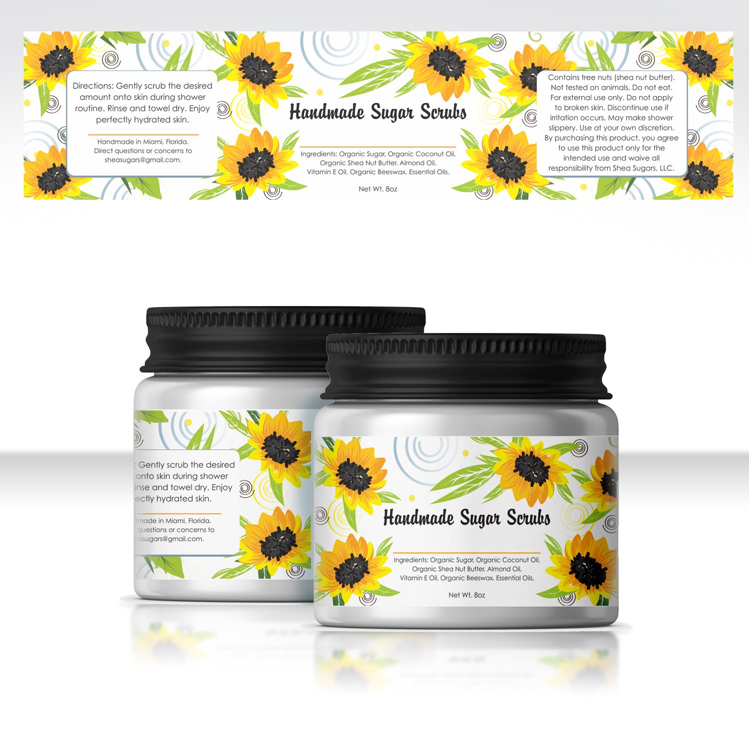 Etikett-Design von Polina_pro für Shea Sugars | Design #15783920