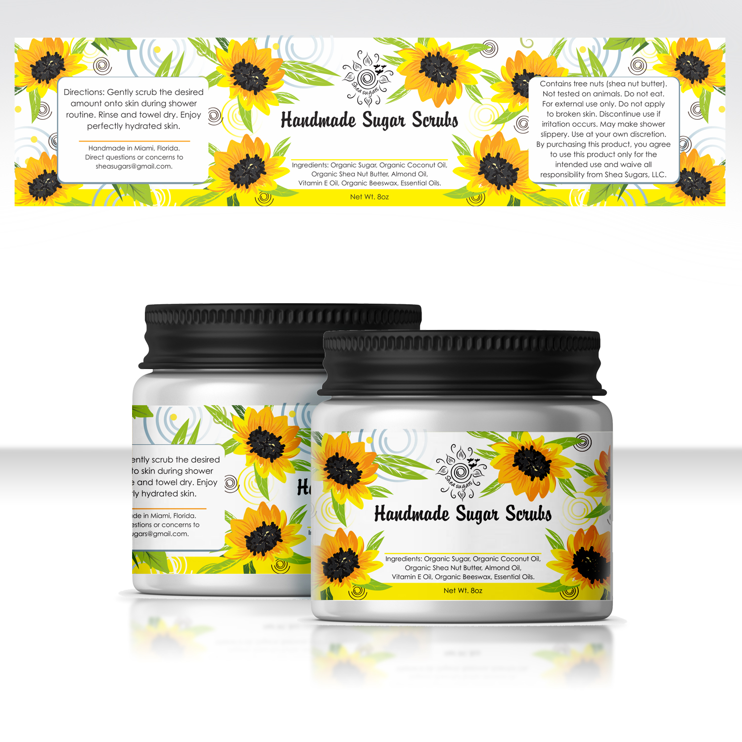 Label Design by Polina_pro for Shea Sugars | Design #15798581