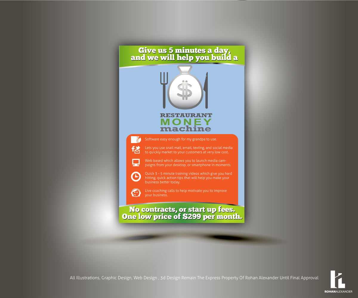 Flyer Design by Rohan Alexander for this project | Design #2621151