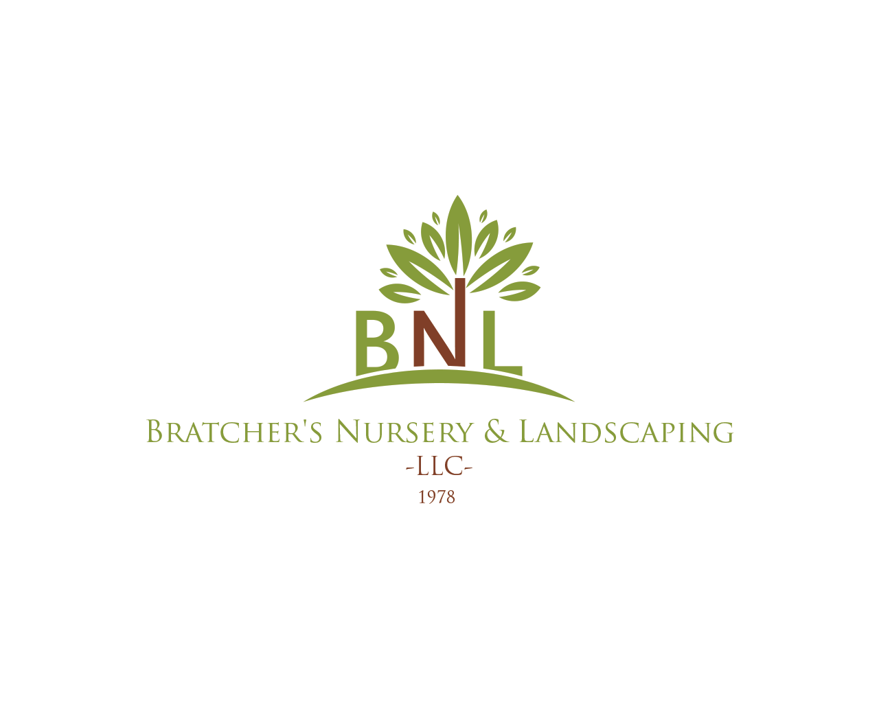 Logo Design by Riz' for Bratcher's Nursery & Landscaping LLC | Design #18301111