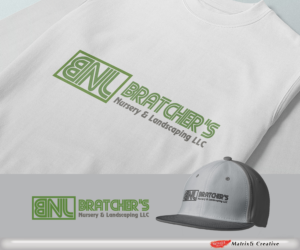 Logo Design by Matrix5 Creative for Bratcher's Nursery & Landscaping LLC | Design: #18318707