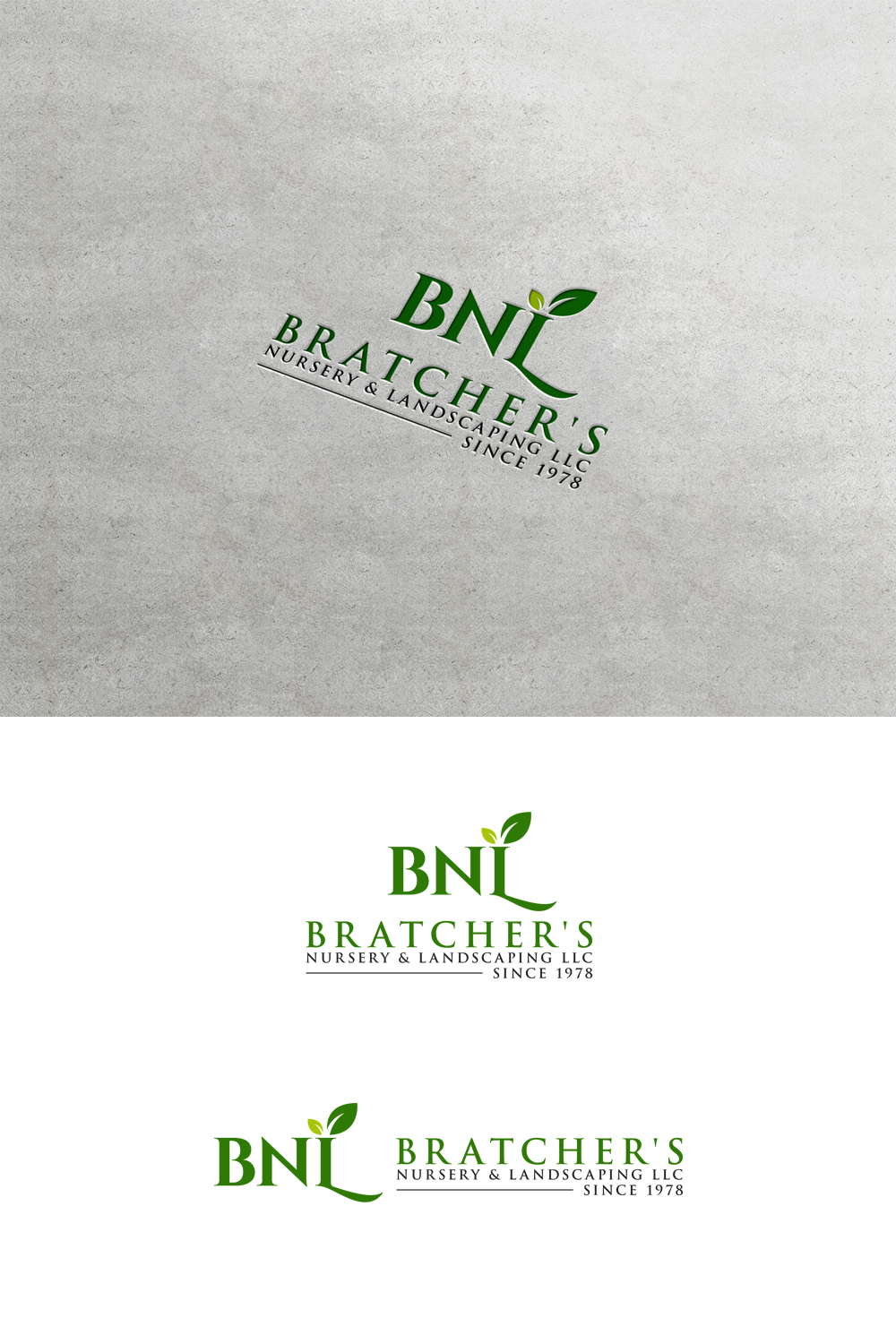 Logo Design by widodo for Bratcher's Nursery & Landscaping LLC | Design #18268221