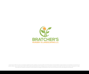 Logo Design by S Creation for Bratcher's Nursery & Landscaping LLC | Design: #18243963